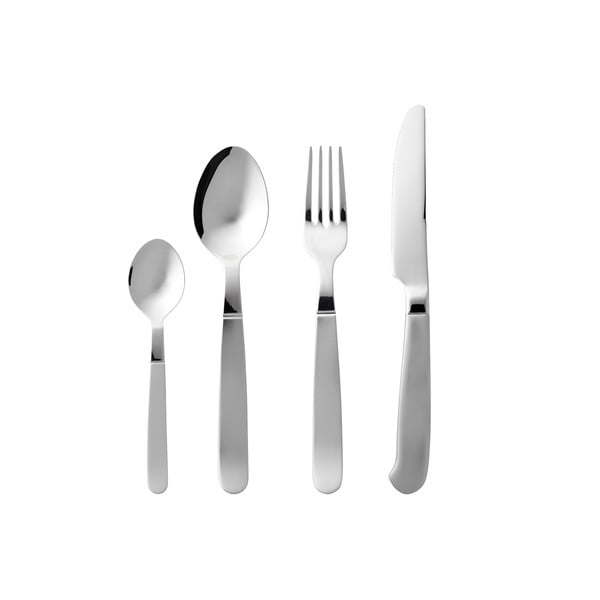 Posate argentate in acciaio inox 16 pz Rejka – Gense