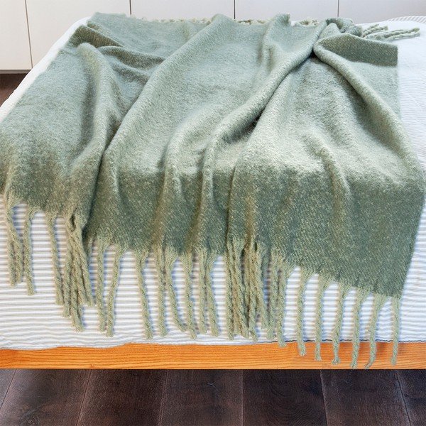 Coperta verde 127x185 cm - Rex London-image-1