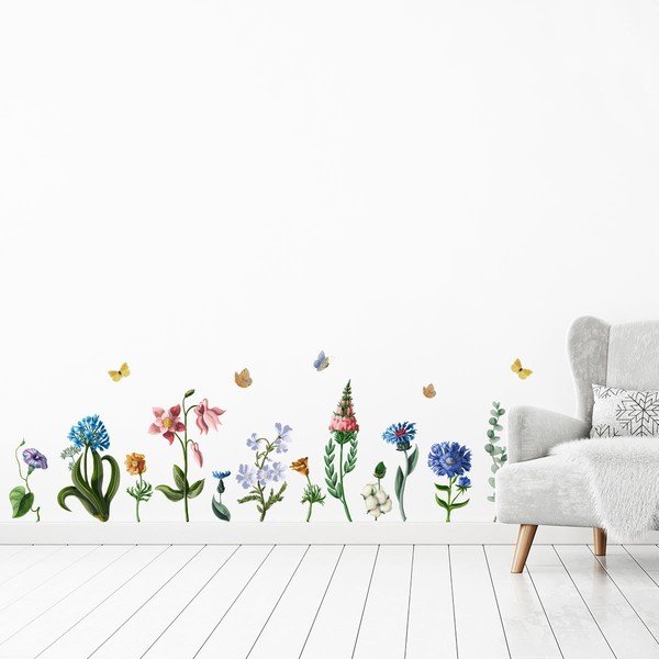 Set di adesivi murali Wildflowers - Ambiance-image-2