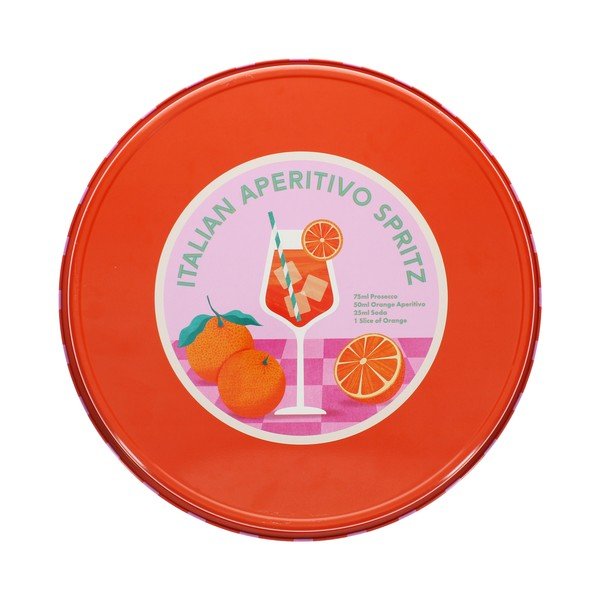Vassoio in metallo ø 33 cm Aperitivo Spritz – Rex London-image-2