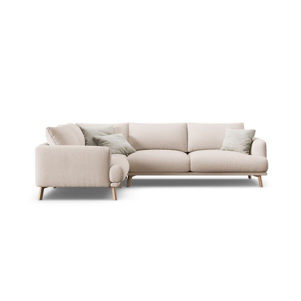 Divano angolare beige (con penisola a sinistra/con chaise lounge) Naomi – Micadoni -image-2