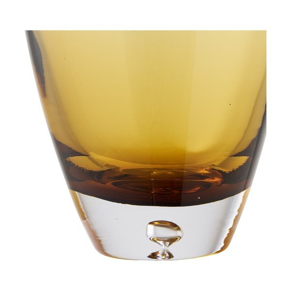 Vaso arancione in vetro (altezza totale 32 cm) – House Nordic-image-3