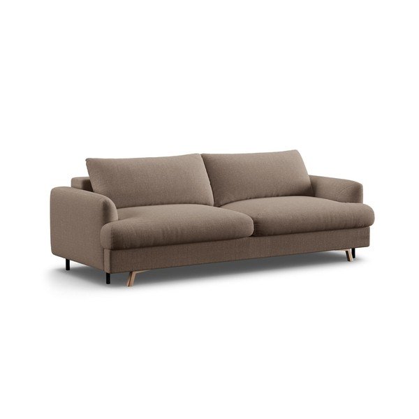 Divano grigio tortora allungabile/con contenitore 233 cm Naomi – Micadoni 