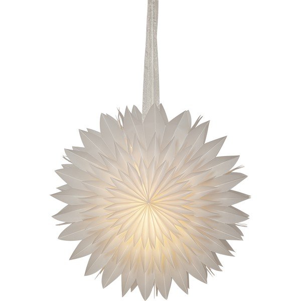 Decorazione luminosa natalizia bianca ø 50 cm Dis - Star Trading-image-3