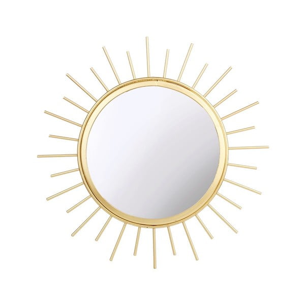 Specchio rotondo in oro Monocromo, ø 24 cm Sunburst - Sass & Belle