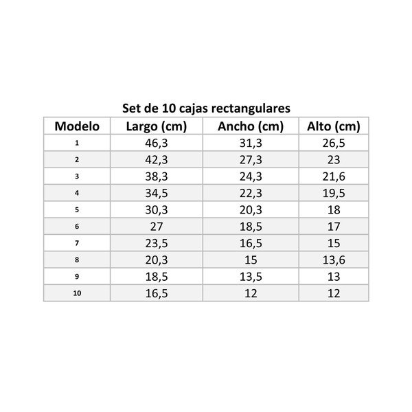 Scatole di cartone per bambini in set da 10 pezzi Smile - Casa Selección-image-4