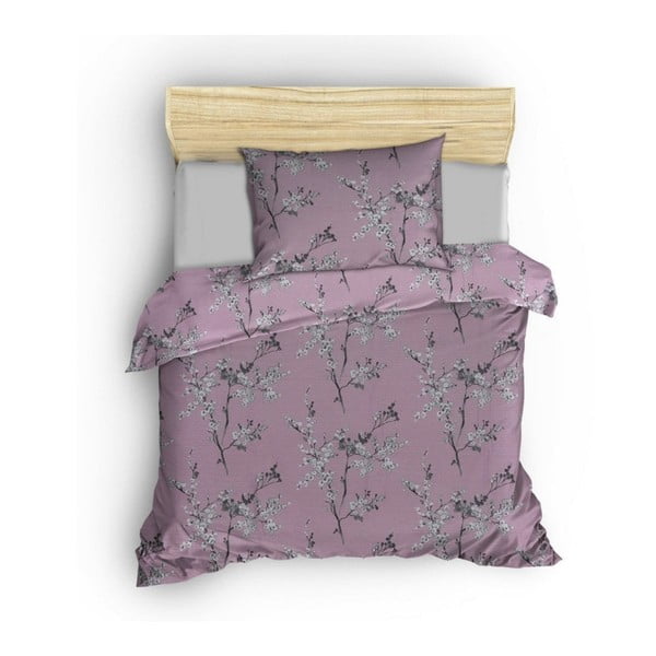 Biancheria da letto in cotone rosa per letto matrimoniale 200x200 cm Chicory - Mijolnir