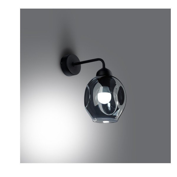 Lampada da parete nera ø 25 cm Garten – Sollux-image-2