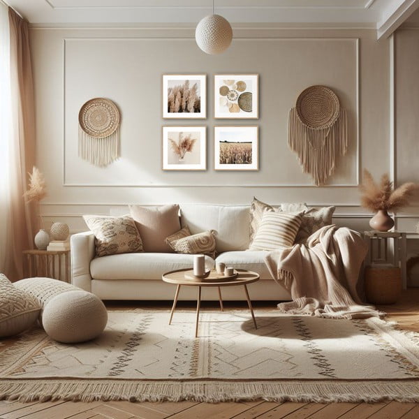 Quadri in set di 4 pezzi 30x30 cm Aesthetic - knor-image-1