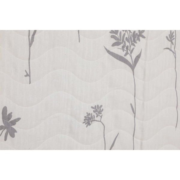 Set con copriletto e federa grigio con rivestimento trapuntato 200x220 cm Efil – Mijolnir-image-1