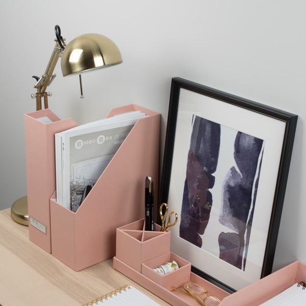 Organizer in cartone per documenti in set da 2 Viola - Bigso Box of Sweden-image-1