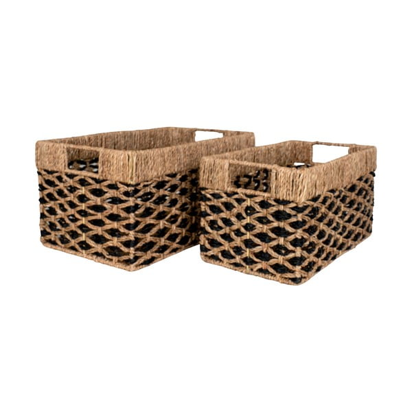 Set di cestini in seagrass 2 pz 25x40x21 cm Salar - House Nordic