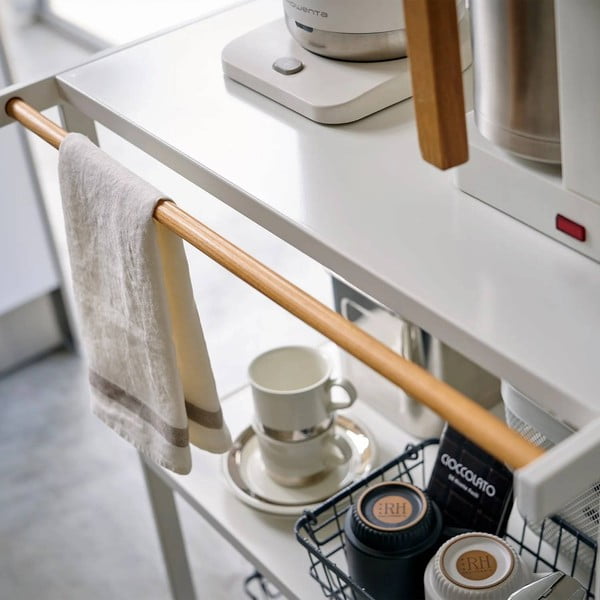 Scaffale bianco opaco in acciaio 60x90x46,5 cm Tower – YAMAZAKI-image-2