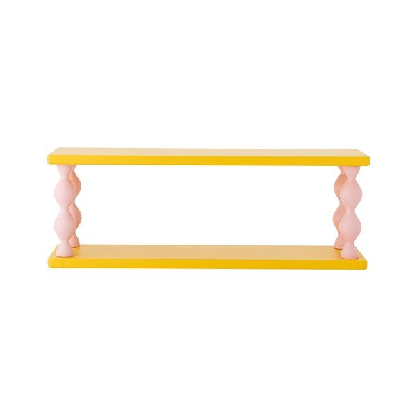 Mensola per bambini gialla con ripiani multipli 60 cm Bibiola – Bloomingville Mini