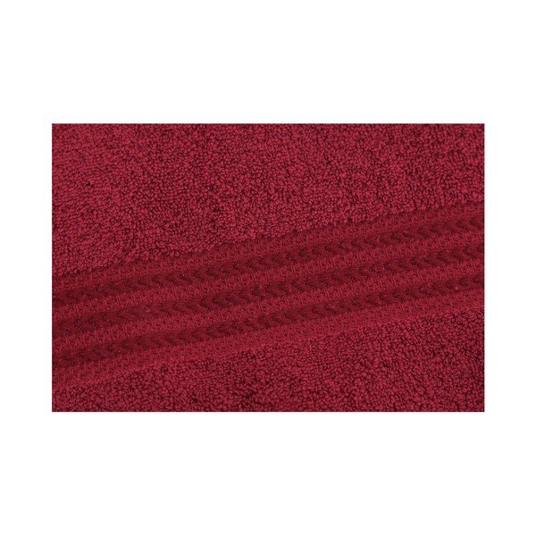 Asciugamano da bagno in cotone rosso Rosso, 70 x 140 cm Rainbow - Foutastic-image-2