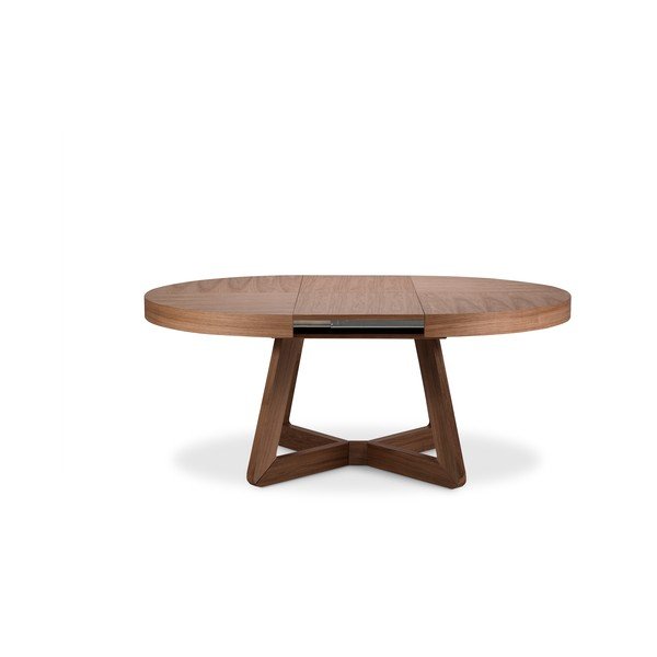 Tavolo pieghevole in legno di quercia, ø 130 cm Bodil - Windsor & Co Sofas-image-3