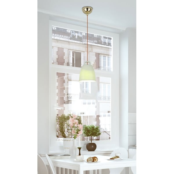 Lampadario verde con paralume in ceramica Sewilla – Candellux Lighting-image-3