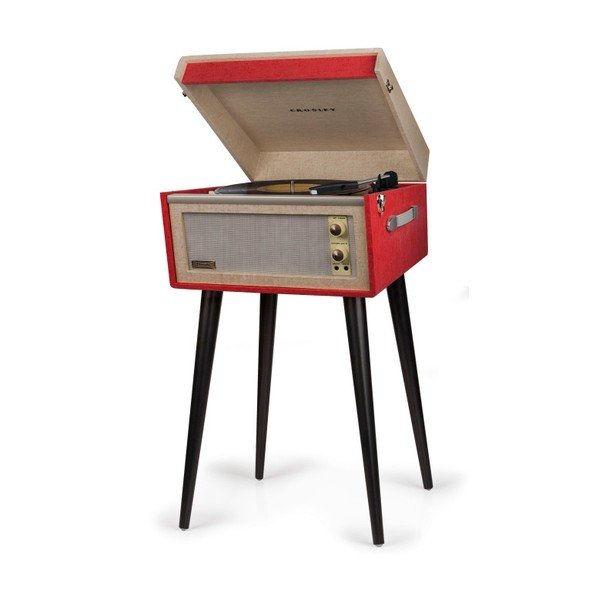 Grammofono rosso su zampe di Bermuda - Crosley-image-3