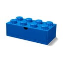 Scatola da tavolo blu con cassetto , 31 x 16 cm - LEGO®