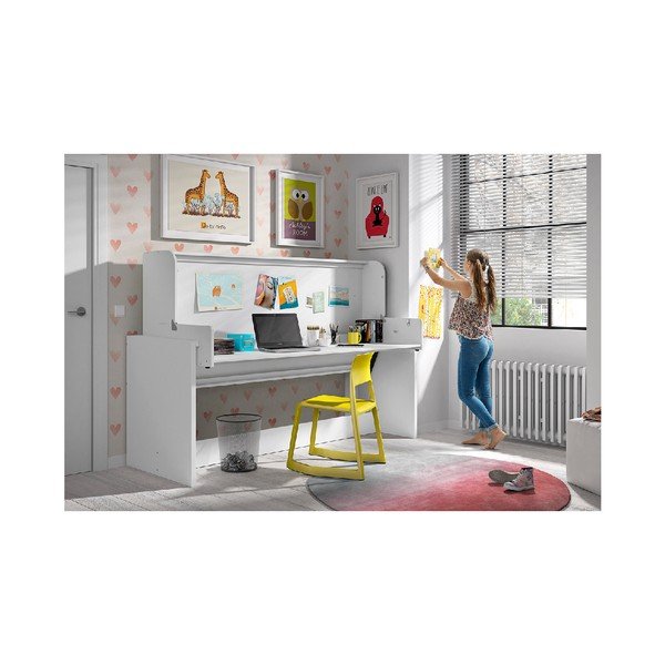Letto multifunzionale bianco Denver - Vipack-image-3