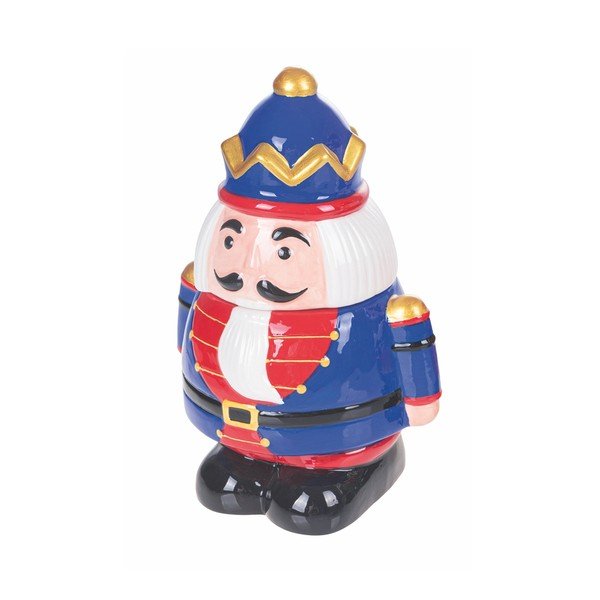 Scatola di Natale dolomitica Villa d'Este , altezza 23,9 cm Nutcracker - VDE Tivoli 1996