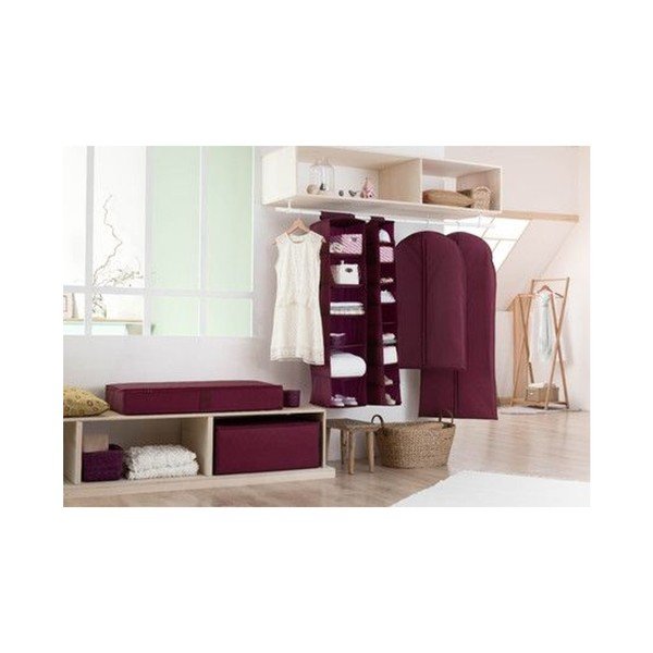 Organizer da appendere in Pina bordeaux, lunghezza 128 cm - Compactor-image-2