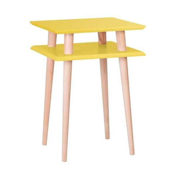 Tavolino giallo , 43 x 43 cm Square - Ragaba