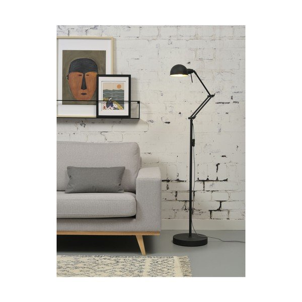 Lampada da terra nera (altezza 140 cm) Glasgow - it's about RoMi-image-2