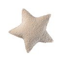 Cuscino per divano da bambini marrone chiaro con rivestimento in bouclé Star – Wigiwama
