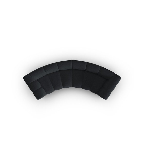 Divano nero 322 cm Lupine - Micadoni Home-image-3