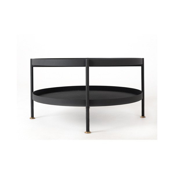 Tavolino nero , ⌀ 60 cm Hanna - CustomForm-image-3