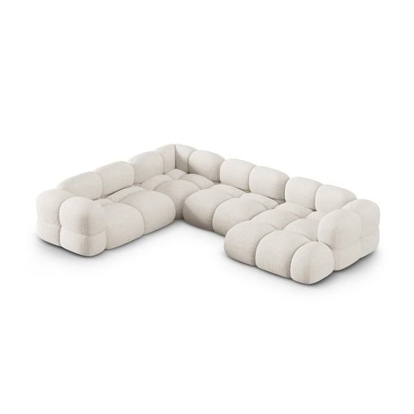 Divano angolare beige (con penisola a sinistra/a U) Loretto – Cosmopolitan Design-image-2