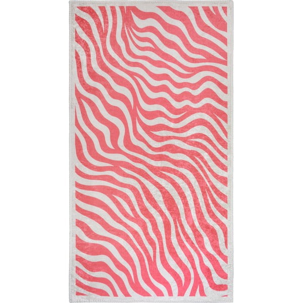Passatoia rosa lavabile 80x200 cm Red Zebra – Vitaus