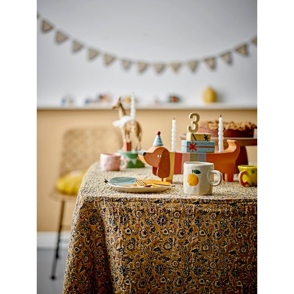 Tazza in gres bianco-arancio da 230 ml Agnes - Bloomingville Mini-image-3