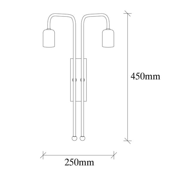 Lampada da parete dorata Pahoma – Opviq lights-image-2