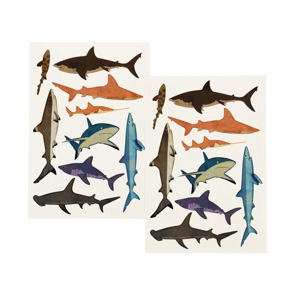 Tatuaggi per bambini Sharks - Rex London-image-1