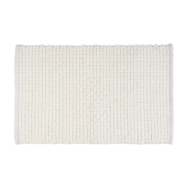 Tappetino per il bagno bianco in tessuto 50x80 cm Ecoli – Wenko