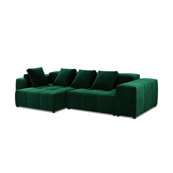 Divano angolare in velluto verde (variabile) Rome Velvet - Cosmopolitan Design-image-2