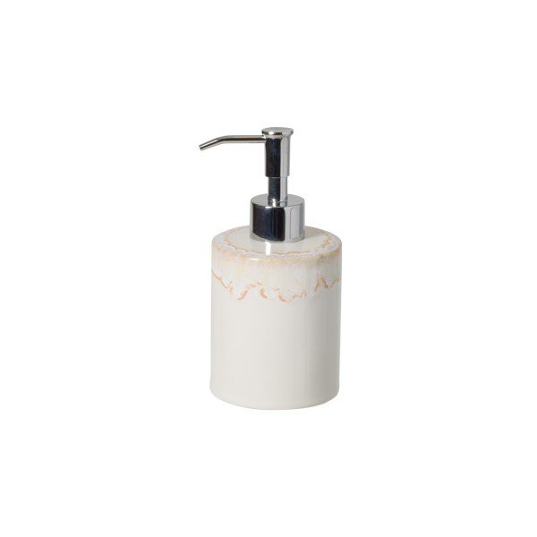 Dispenser per sapone bianco in gres Taormina – Casafina