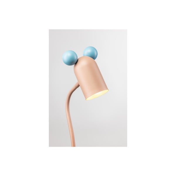 Lampada da tavolo blu-rosa con paralume in metallo (altezza 50 cm) Mouse - GTV-image-4