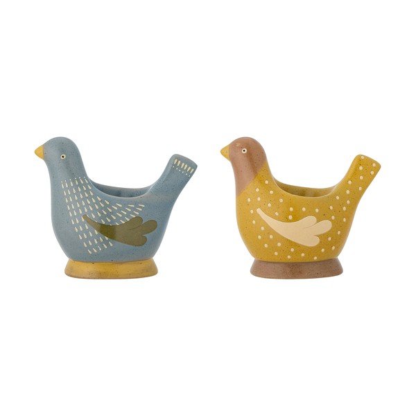 Portauova in gres 2 pz Birdy – Bloomingville