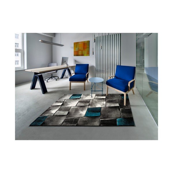 Tappeto Amy Blau, 140 x 200 cm - Universal-image-1