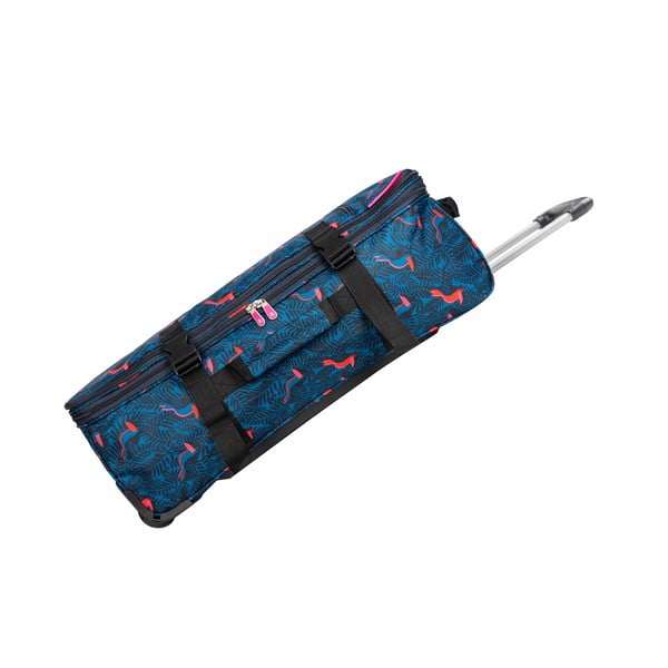 Borsa trolley Lulucastagnette Jungle blu, 91 l - LULUCASTAGNETTE-image-4