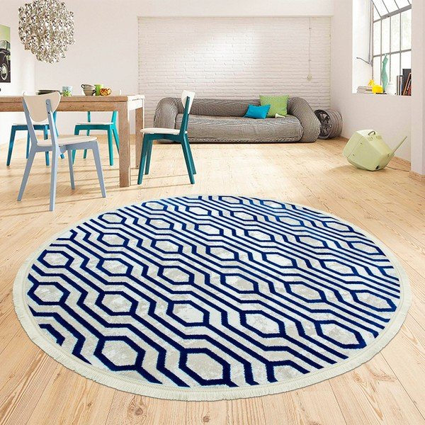 Tappeto Artisso Azul, ⌀ 150 cm - Ruby