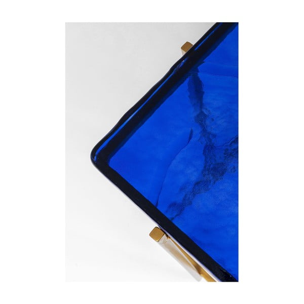 Tavolo pieghevole in oro Lagoon, altezza 50 cm - Kare Design-image-4