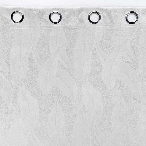 Tenda oscurante in velluto bianco 135x280 cm Melodie - douceur d'intérieur-image-3