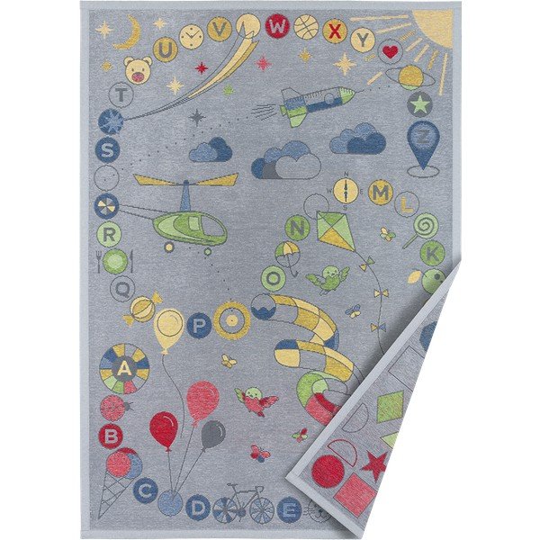 Tappeto grigio reversibile per bambini, 160 x 230 cm Tähemaa - Narma-image-2