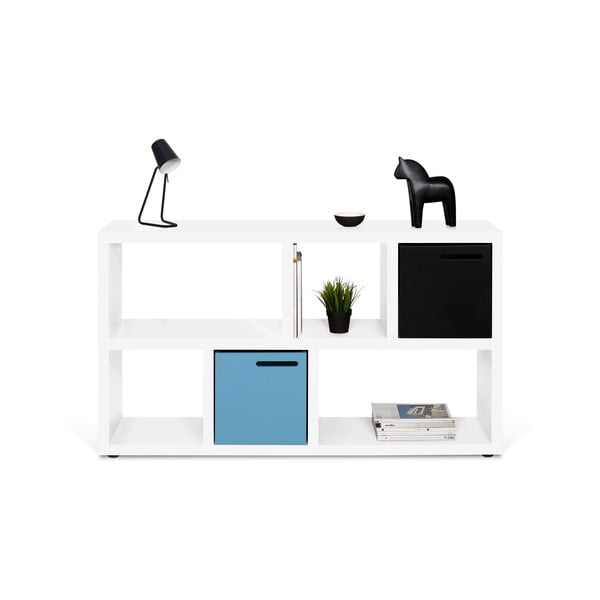 Libreria bianca 150x83 cm Berlin - TemaHome-image-3