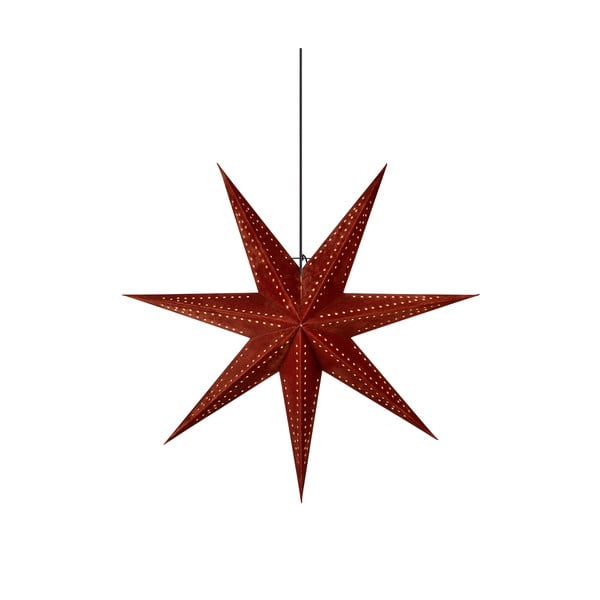 Decorazione luminosa rossa con motivo natalizio ø 75 cm Embla - Markslöjd