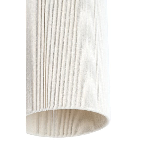 Lampadario marrone scuro con paralume in tessuto ø 27,5 cm Dania - Light & Living-image-2